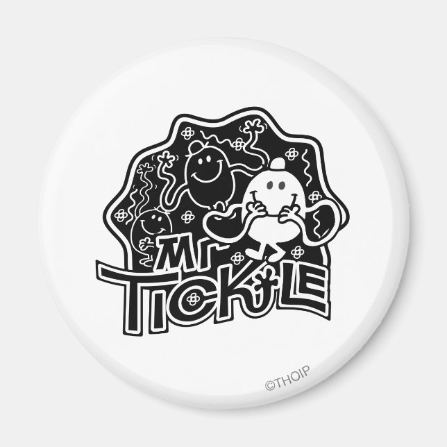 Aimant M. Tickle | Black & White Fun (Devant)