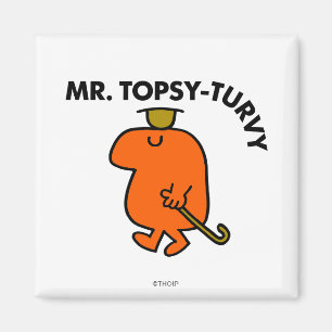 Aimant M. Topsy-Turvy   Upside Down Casquette & Cane