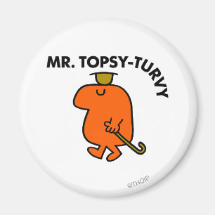 Aimant M. Topsy-Turvy   Upside Down Casquette & Cane