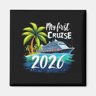 Aimant Ma première croisière 2026 Drôle de première fois 