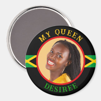 Aimant Ma Reine Femme Jamaïcaine Petite Amie Ajouter une