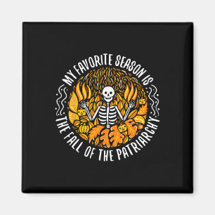 Aimant Ma saison préférée est la chute de la femme patria