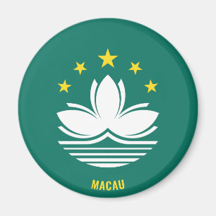 Aimant Macao Drapeau de charme patriotique