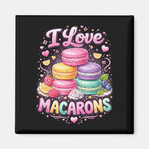 Aimant Macarons Amour Sucré