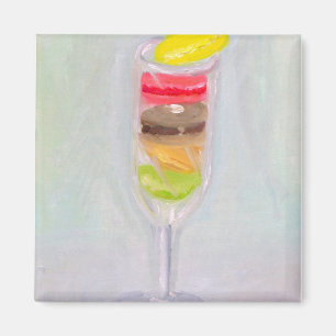 Aimant "Macarons au champagne"