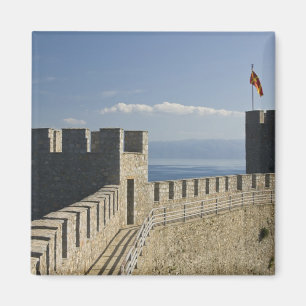 Aimant MACÉDOINE, Ohrid. Château de Car Samoil - Château