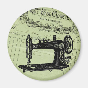 Aimant Machine à coudre Vintage française chic