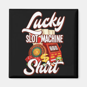 Aimant Machine à sous chanceuse Casino Las Vegas Jeux de