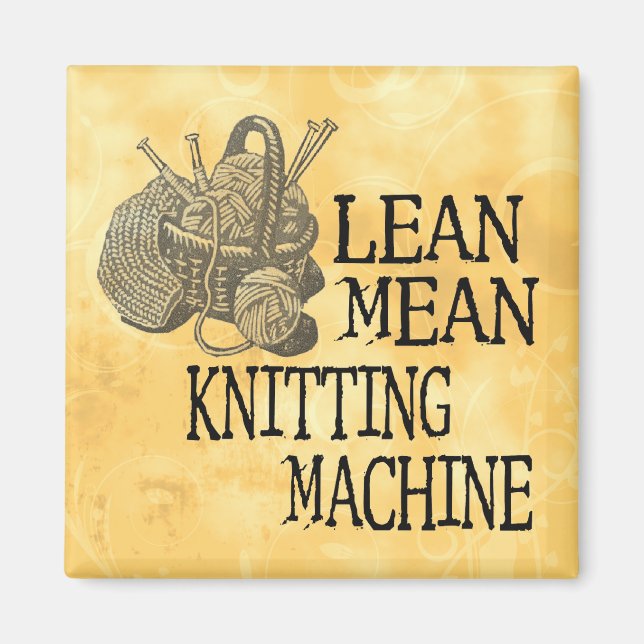 Aimant Machine à tricot (Devant)