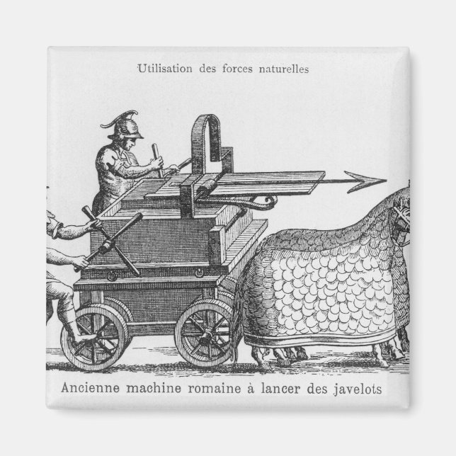 Aimant Machine de guerre romaine pour tirer des javelins (Devant)