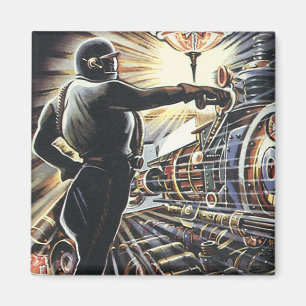 Aimant Machines futuristes Sci Fi de science-fiction vint