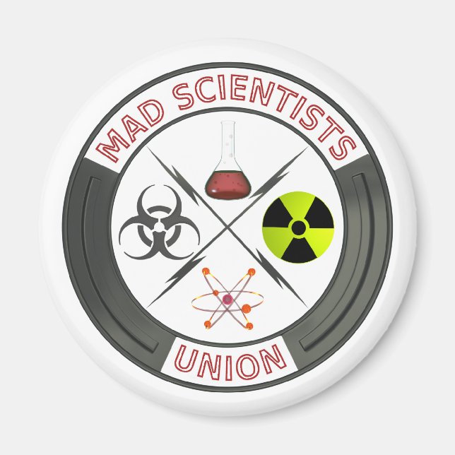 Aimant Mad Scientist Union (Devant)