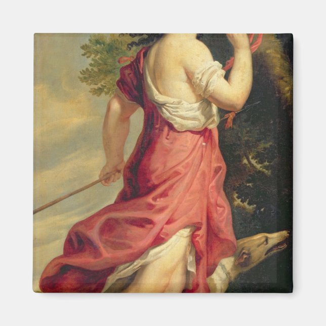 Aimant Madame de Montespan comme Diana la Chasse (Devant)