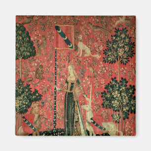 Aimant Madame et la licorne : 'Touch