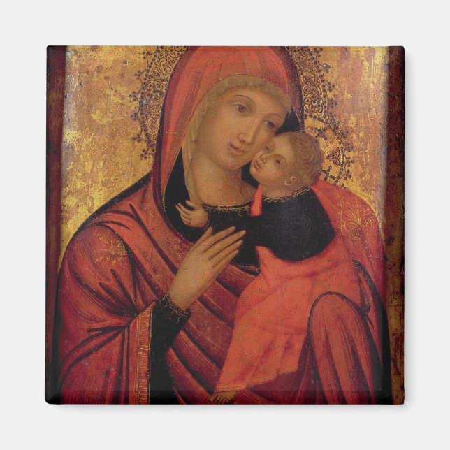 Aimant Madonna and Child, c.1650 (panel) (Devant)