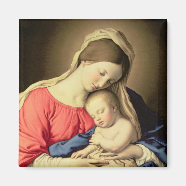 Aimant Madonna et Enfant 3 (Devant)