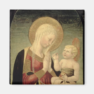 Aimant Madonna et enfant avec la grenade