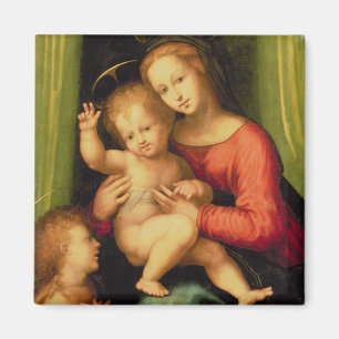 Aimant Madonna et Enfant avec St. John