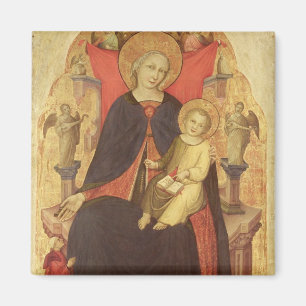 Aimant Madonna et enfant couronnés avec Vulciano de