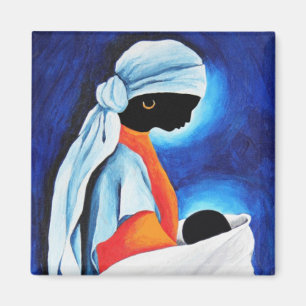 Aimant Madonna et enfant - fils aimé 2008