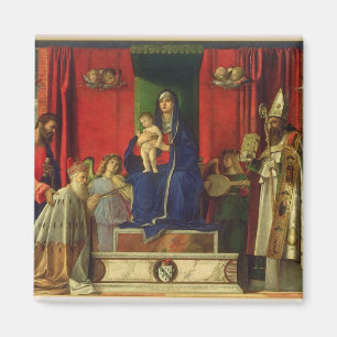 Aimant Madonna et enfant (retable de Barbarigo) 1488