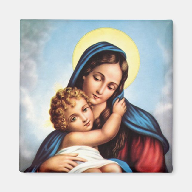 Aimant Madonna et l'enfant (Devant)