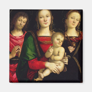 Aimant Madonna et l'enfant avec St John le baptiste