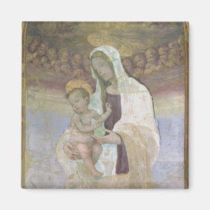 Aimant Madonna et l'enfant, un détail du tabernacl