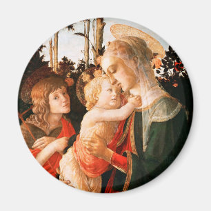 Aimant Madonna et son enfant avec Saint Jean le Baptiste