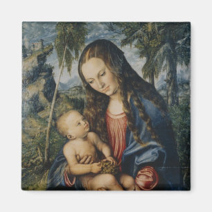 Aimant Madonna sous l'arbre de sapin, c.1510