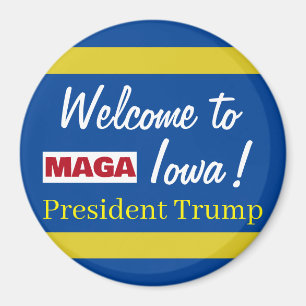 Aimant MAGA Bienvenue au rassemblement du président Trump
