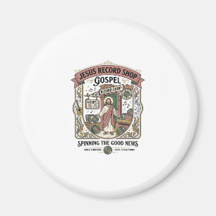 Aimant Magasin de disques Jésus Évangile Magasin de disqu