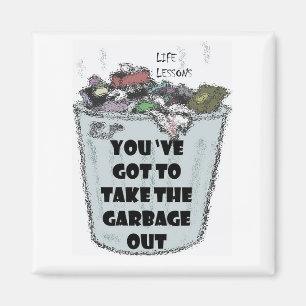 Aimant Magazine "Garbage Out"