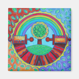 Aimant Magazine Rainbow Mandala