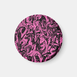 Aimant Magenta et spirale noire