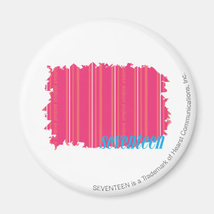Aimant Magenta mince 2 de rayures