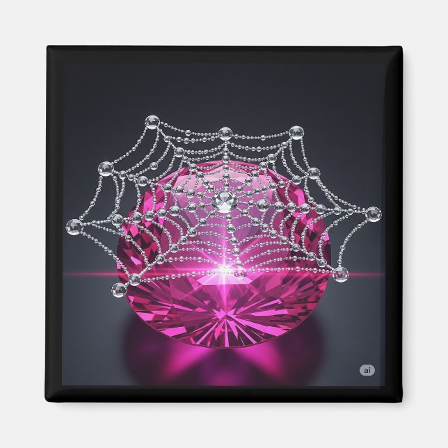 Aimant Magenta Prêt (Devant)