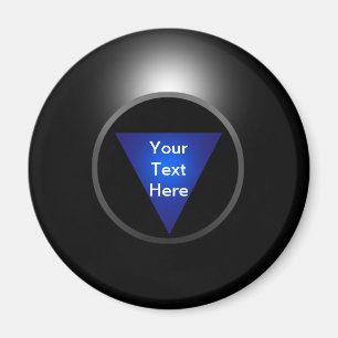 Aimant Magic 8 boule - Votre texte