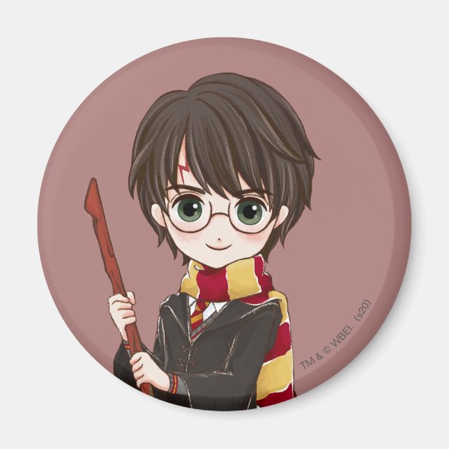 Aimant Magical HARRY POTTER™ Watercolor (Devant)