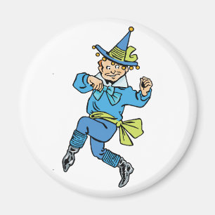 Aimant Magicien vintage d'Oz, mignon garçon de danse Munc