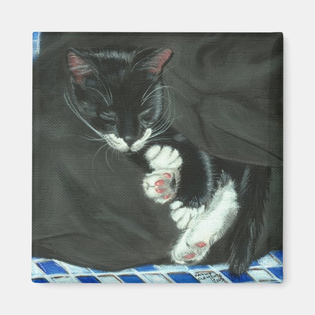Aimant Magnat de chat de luxe dormant (Devant)