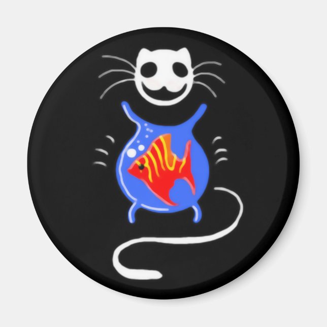 Aimant Magnat de chat Ghost Kitty (Devant)