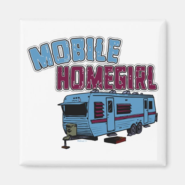 Aimant Magnat de fille mobile (Devant)