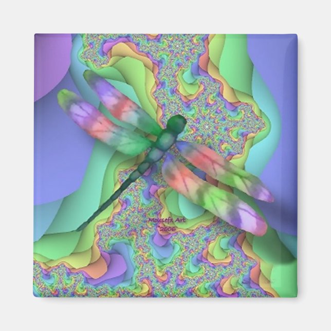 Aimant Magnat de libellule (Devant)