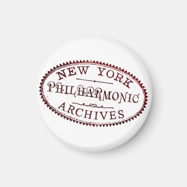 Aimant Magnat de timbre d'archives (Devant)