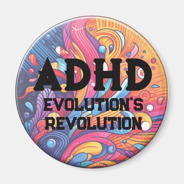 Aimant Magnat d'évolution ADHD (Devant)