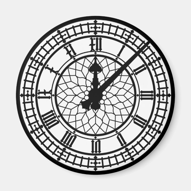 Aimant Magnat d'horloge de la tour Big Ben (Devant)