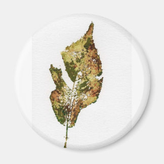 Aimant Magnat d'impression de la nature feuille