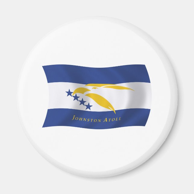 Aimant Magnat du drapeau de l'atoll de Johnston (Devant)