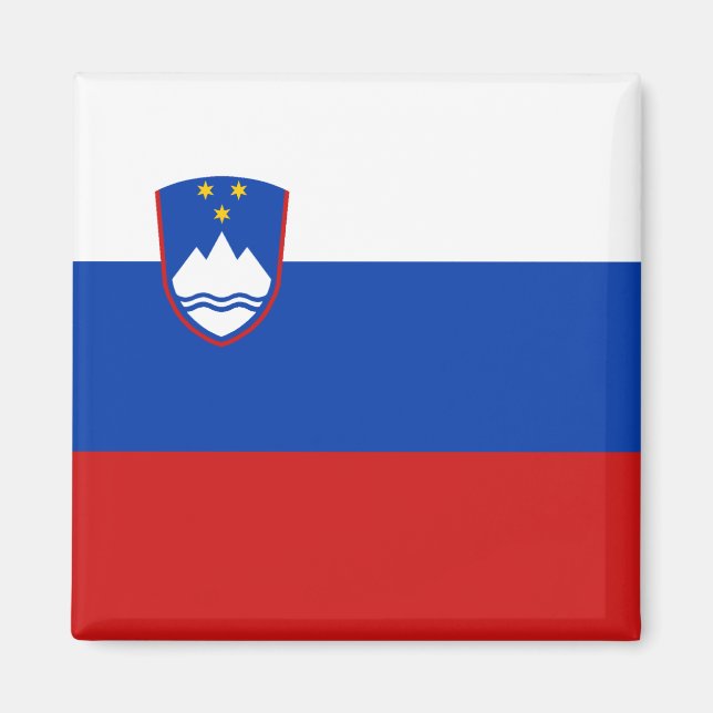 Aimant Magnat du drapeau de Slovénie (Devant)